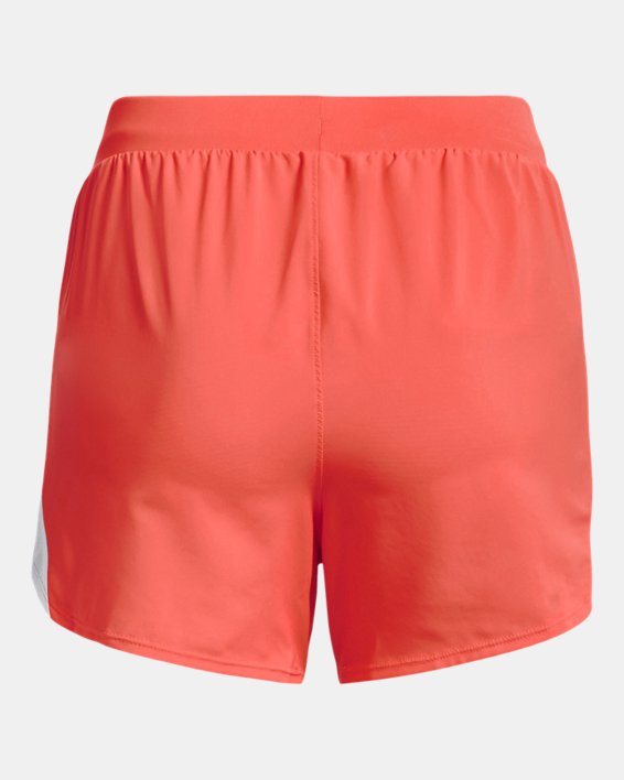 Women's UA Fly-By 2.0 Shorts, Orange, pdpMainDesktop image number 7